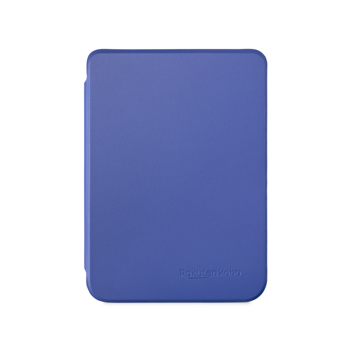 Kobaltblauwe Kobo Clara Colour/BW Basic SleepCover vooraanzicht.
