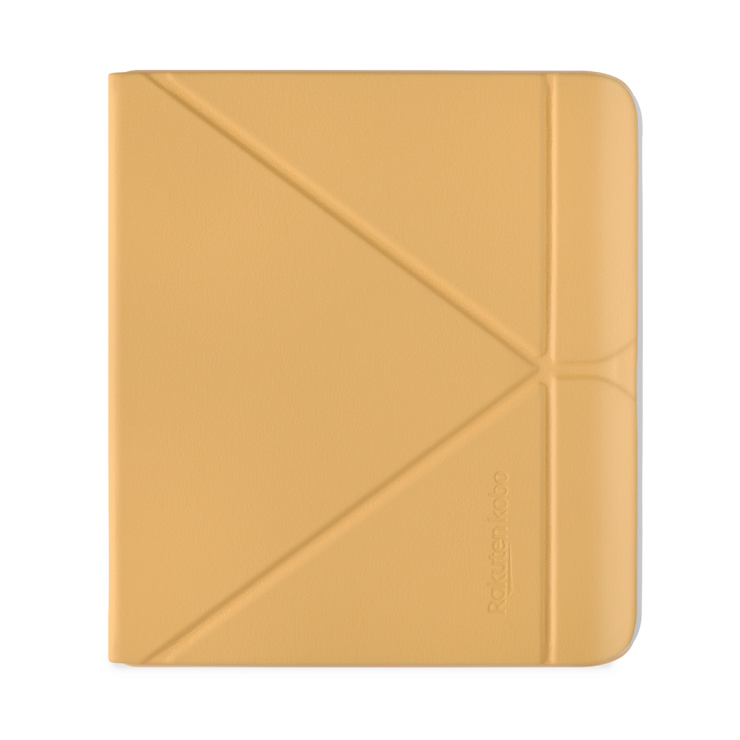 Kobo Libra Colour hoes Vegan Saffiano Leren sleepcover - Zwart